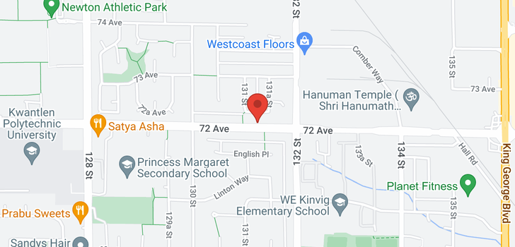 map of 13129 72 AVENUE